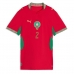 Marocko Achraf Hakimi #2 Hemmatröja Kvinnor VM 2026 Kortärmad